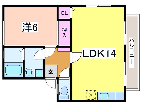 ヴィラ信濃の物件間取画像